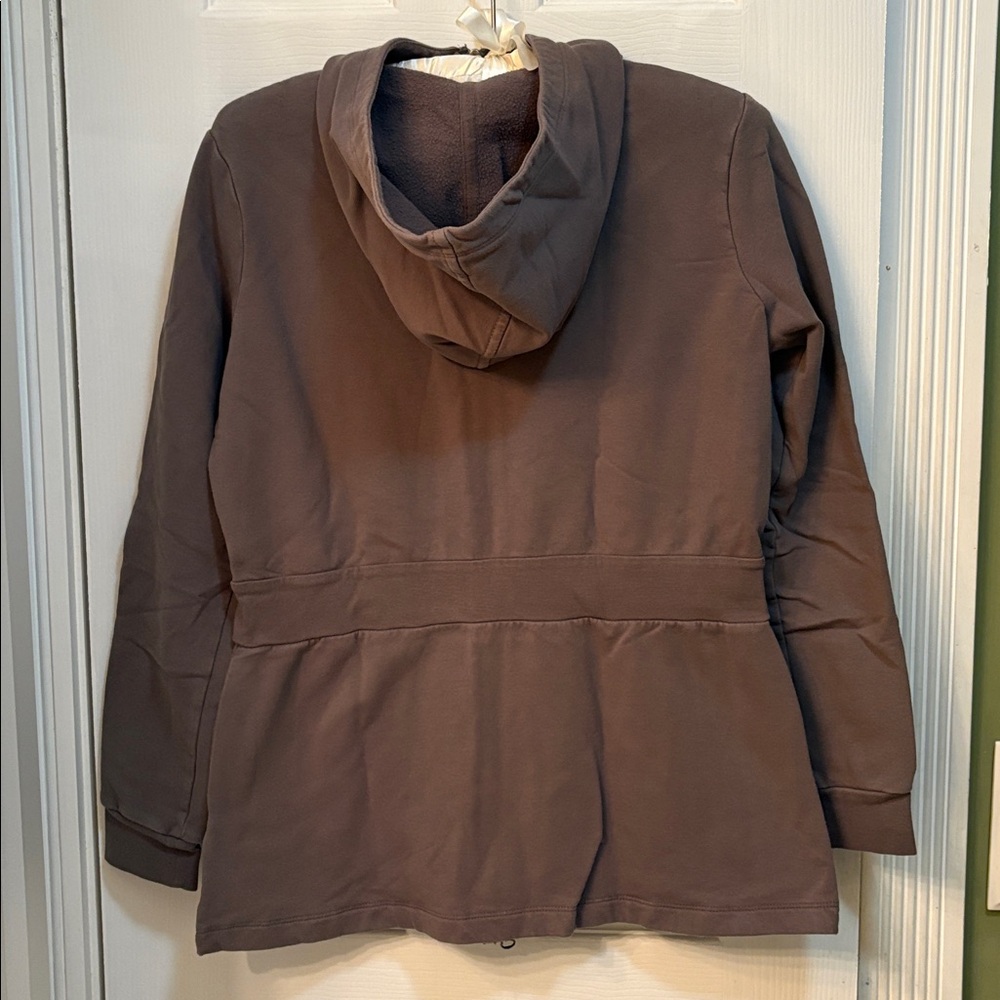 Patagonia Organic Women's zip Hoodie Seashore Jacket in Gray - Picture 4 of 4